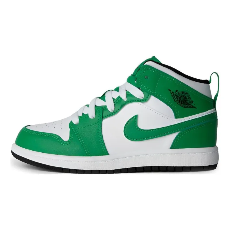 (PS) Air Jordan 1 Mid 'Lucky Green' DQ8424-301 sold by KicksCrew