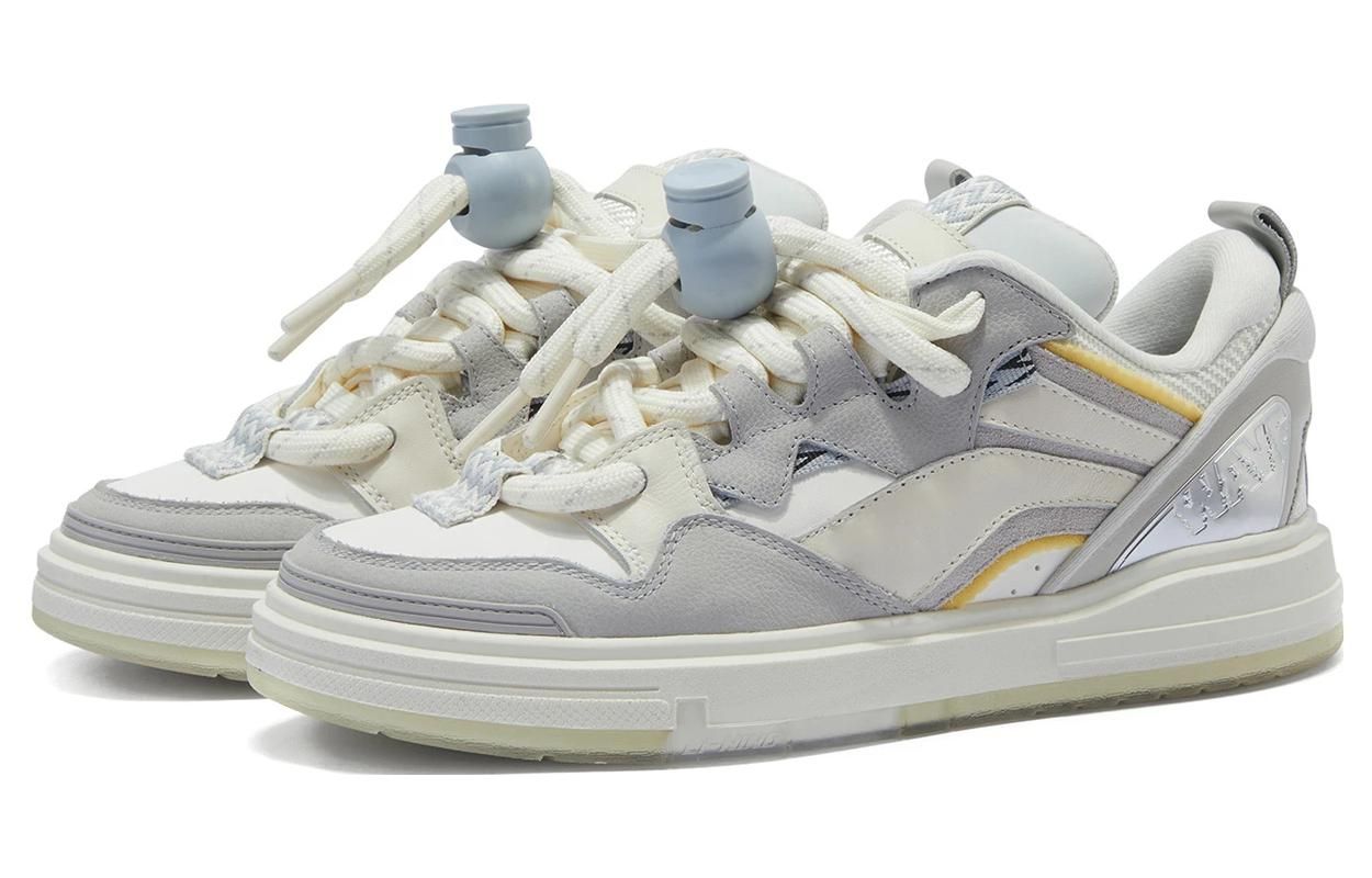 Li-Ning Weiwu SWAG Skate Shoes 'White Grey' AECT053-4 sold by KicksCrew product image thumbnail 3