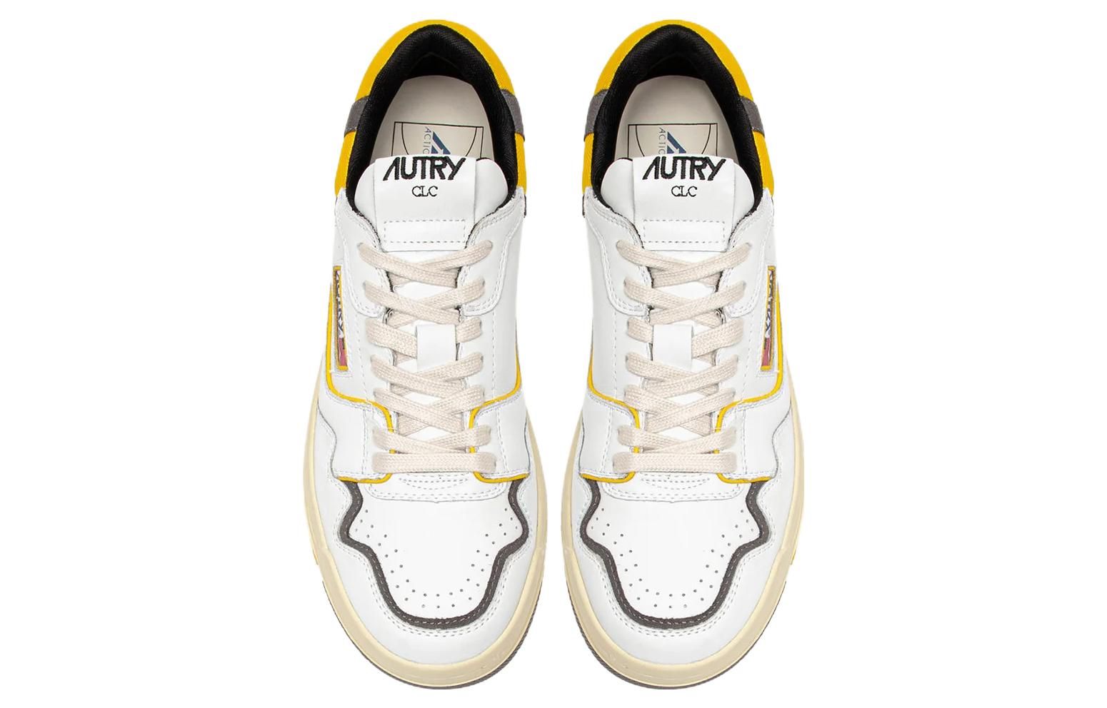 Autry CLC Leather Sneakers 'White Black Yellow' ROLM-MM10 sold by KicksCrew product image thumbnail 3