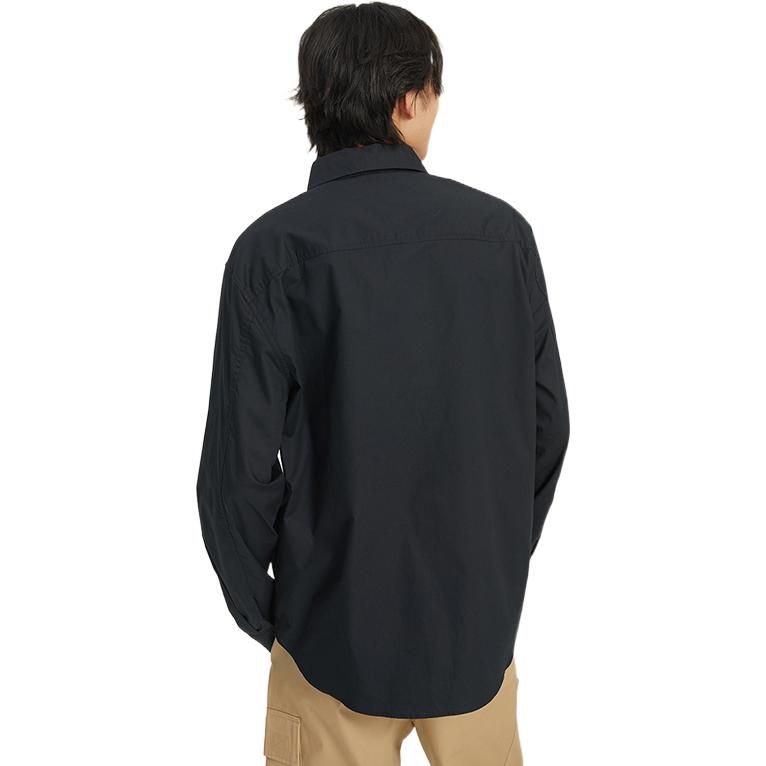 Converse Woven Long Sleeve Button Down Shirt 'Black' 10023803-A01 sold by KicksCrew product image thumbnail 5