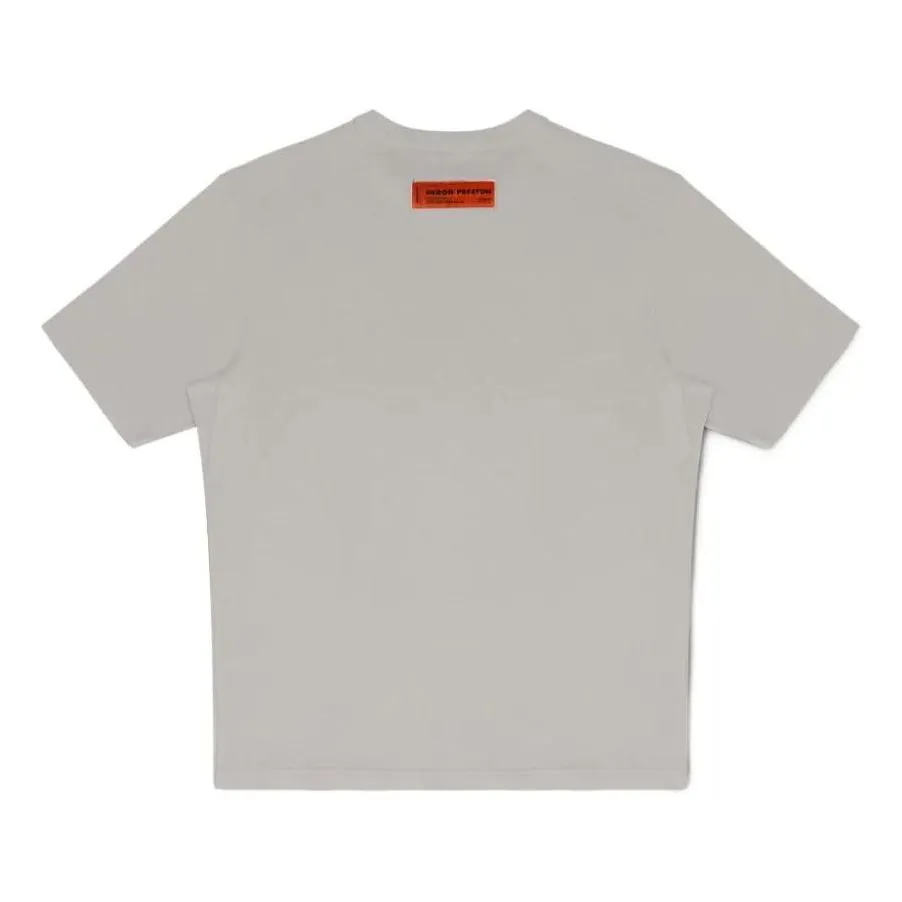 HERON PRESTON Fw22 BW T-shirt 'Grey' HMAA032S23JER0050910 sold by KicksCrew product image thumbnail 2
