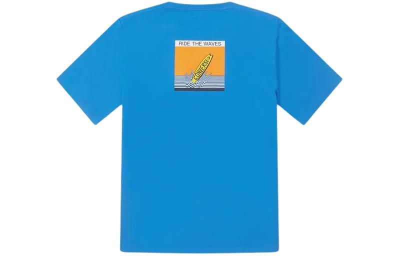 Converse Summer Verbiage T-Shirt 'Blue' 10027218-A02 sold by KicksCrew product image thumbnail 2