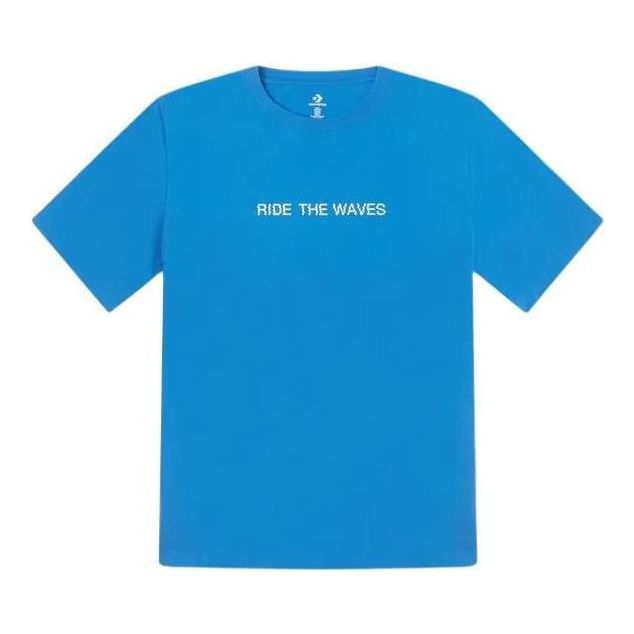 Converse Summer Verbiage T-Shirt 'Blue' 10027218-A02 sold by KicksCrew