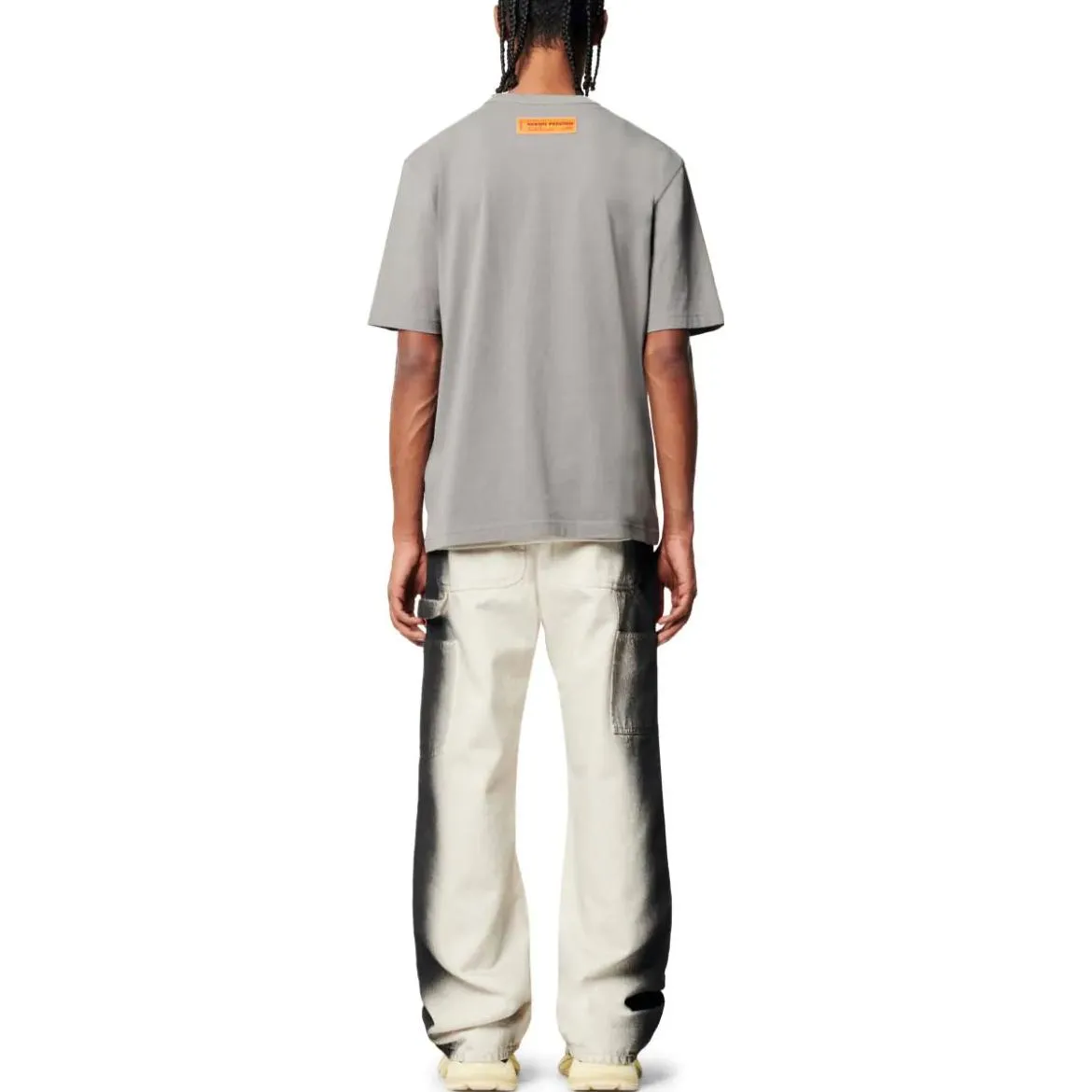 HERON PRESTON Fw22 BW T-shirt 'Grey' HMAA032S23JER0050910 sold by KicksCrew product image thumbnail 4