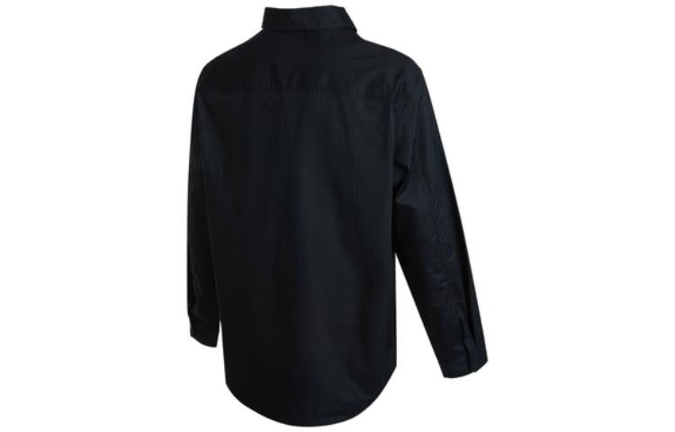 Converse Woven Long Sleeve Button Down Shirt 'Black' 10023803-A01 sold by KicksCrew product image thumbnail 2