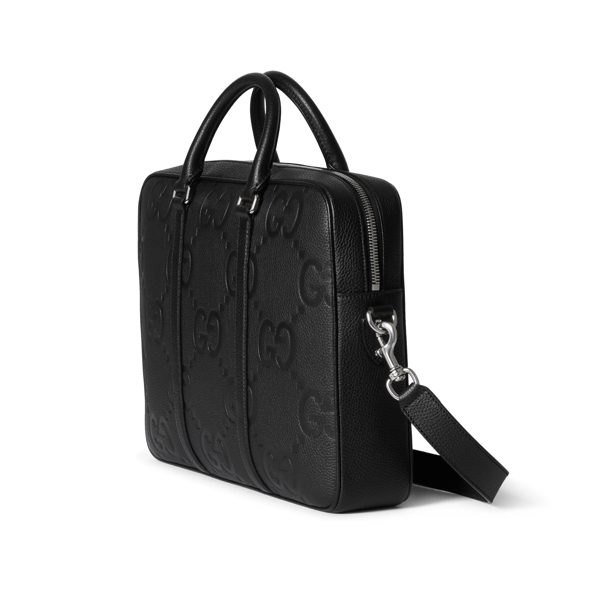 Gucci Jumbo GG Briefcase 'Black Canvas' 792264-AABY0-1000 sold by KicksCrew product image thumbnail 3