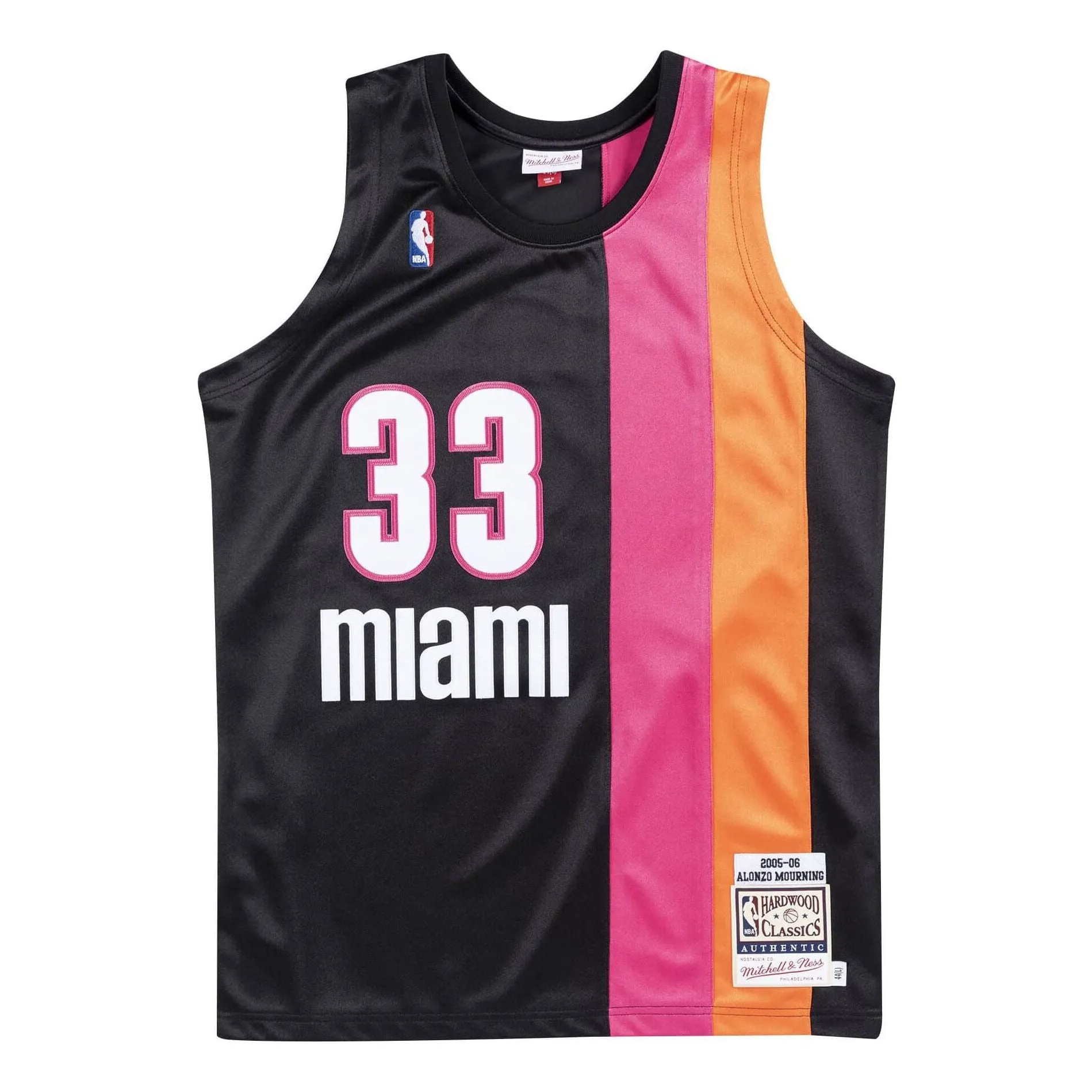Mitchell & Ness x NBA Miami Heat 2005-06 Jerseys 'Alonzo Mourning 33' AJY4EL18032-MHEBLCK05AMO sold by KicksCrew