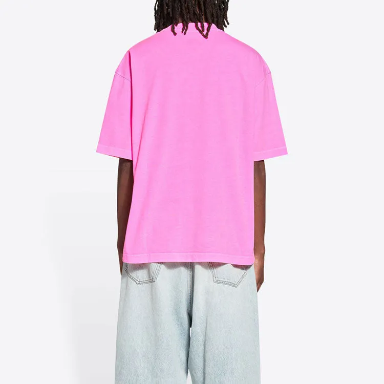 Balenciaga 5:20 Graphic T-shirt 'Pink' 612966TMVL55505 sold by KicksCrew product image thumbnail 5