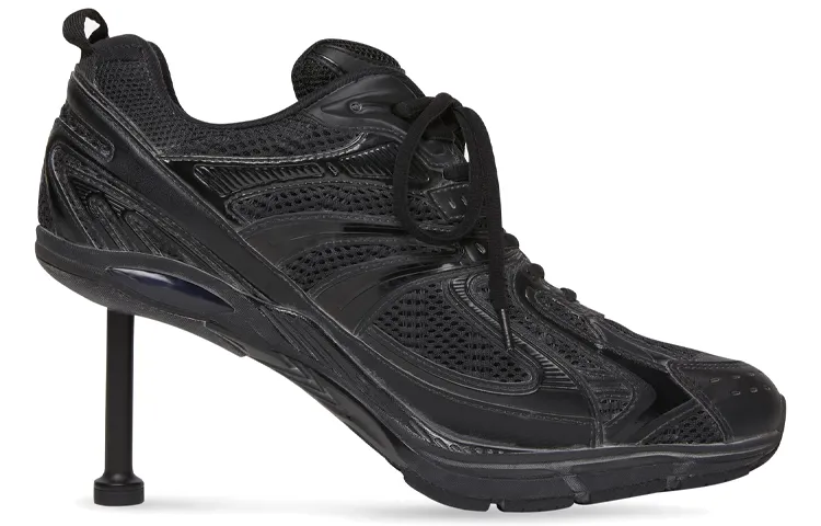 (WMNS) Balenciaga X-Pander 80mm Sneaker Heels 'Black' 669046W2RC11090 sold by KicksCrew product image thumbnail 2