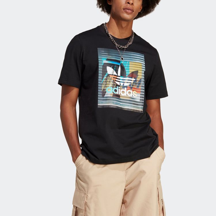 adidas originals Graphics off the Grid T-shirt 'Black' IC5729 sold by KicksCrew product image thumbnail 3