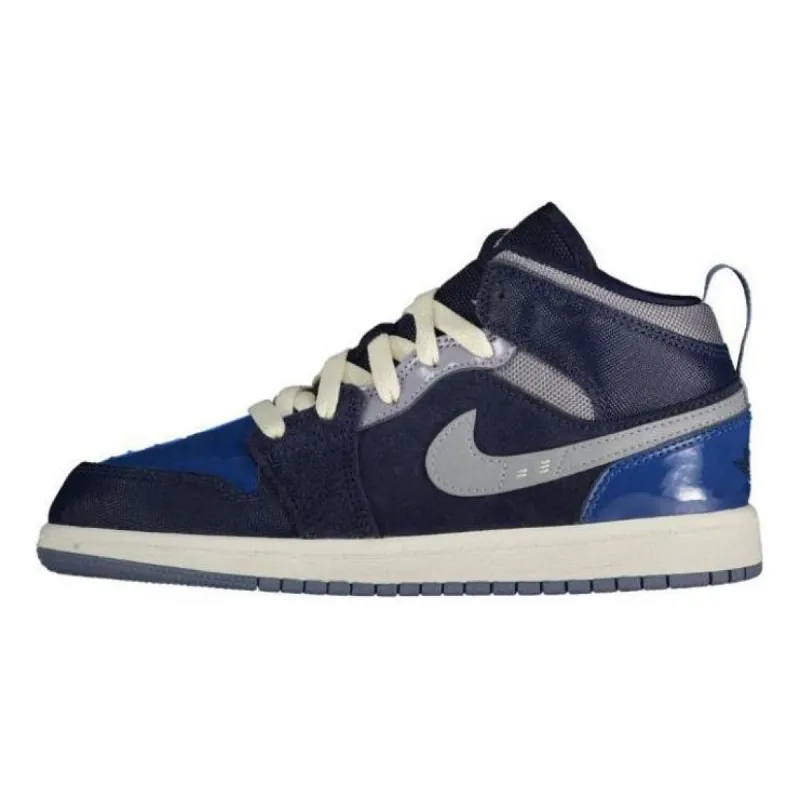 (PS) Air Jordan 1 Mid SE Craft 'Inside Out - Obsidian' DX2195-400 sold by KicksCrew
