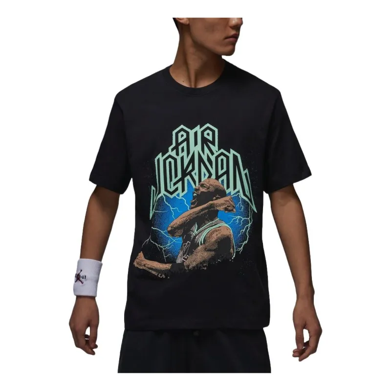Air Jordan Sport Dri-FIT Graphic T-Shirt Asia Sizing 'Black' FN6017-010 sold by KicksCrew