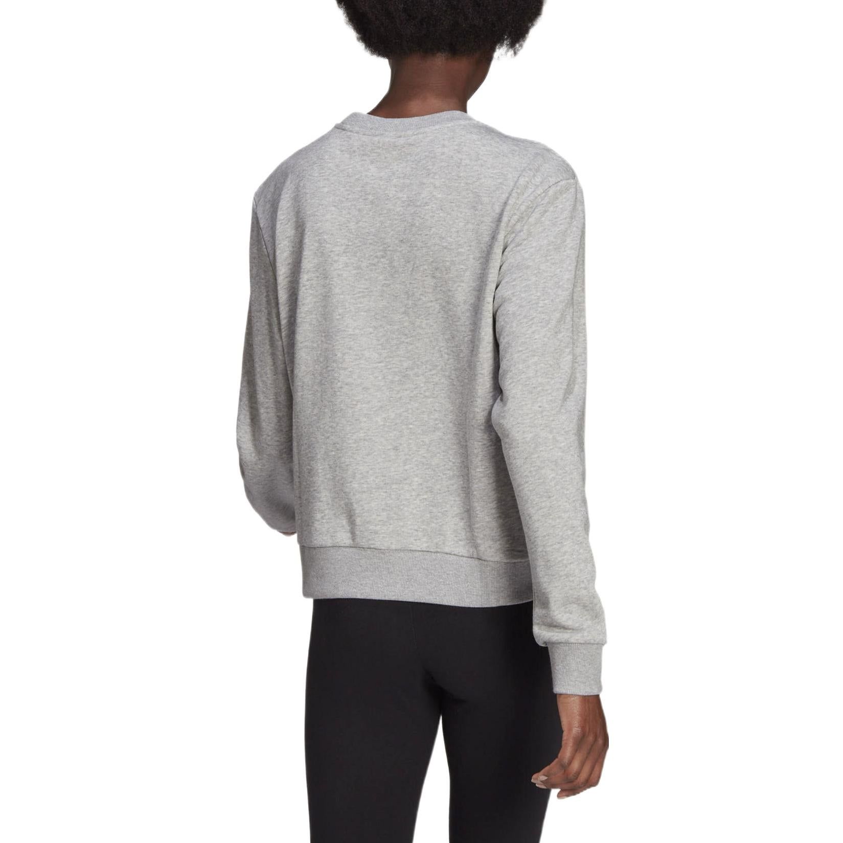 (WMNS) Adidas Essentials Logo Loose Jumper 'Grey' HD1753 sold by KicksCrew product image thumbnail 4