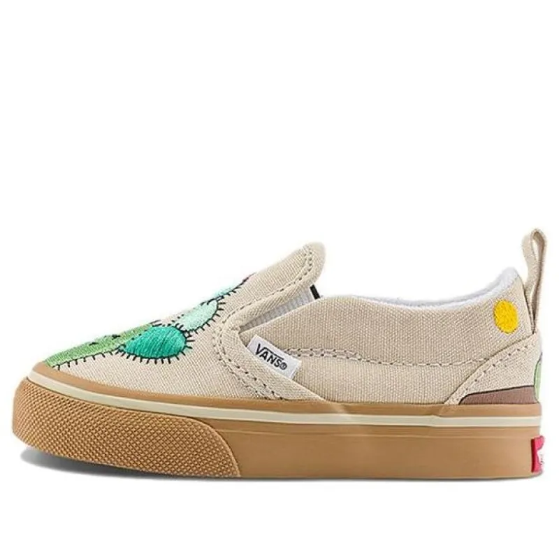 (TD) Vans Slip-on Cactus Shoes 'Beige Green' VN000CPSGRN sold by KicksCrew