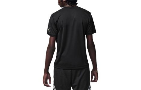 (GS) Air Jordan Sport 85 Graphic T-Shirt 'Black Green' FV2853-010 sold by KicksCrew