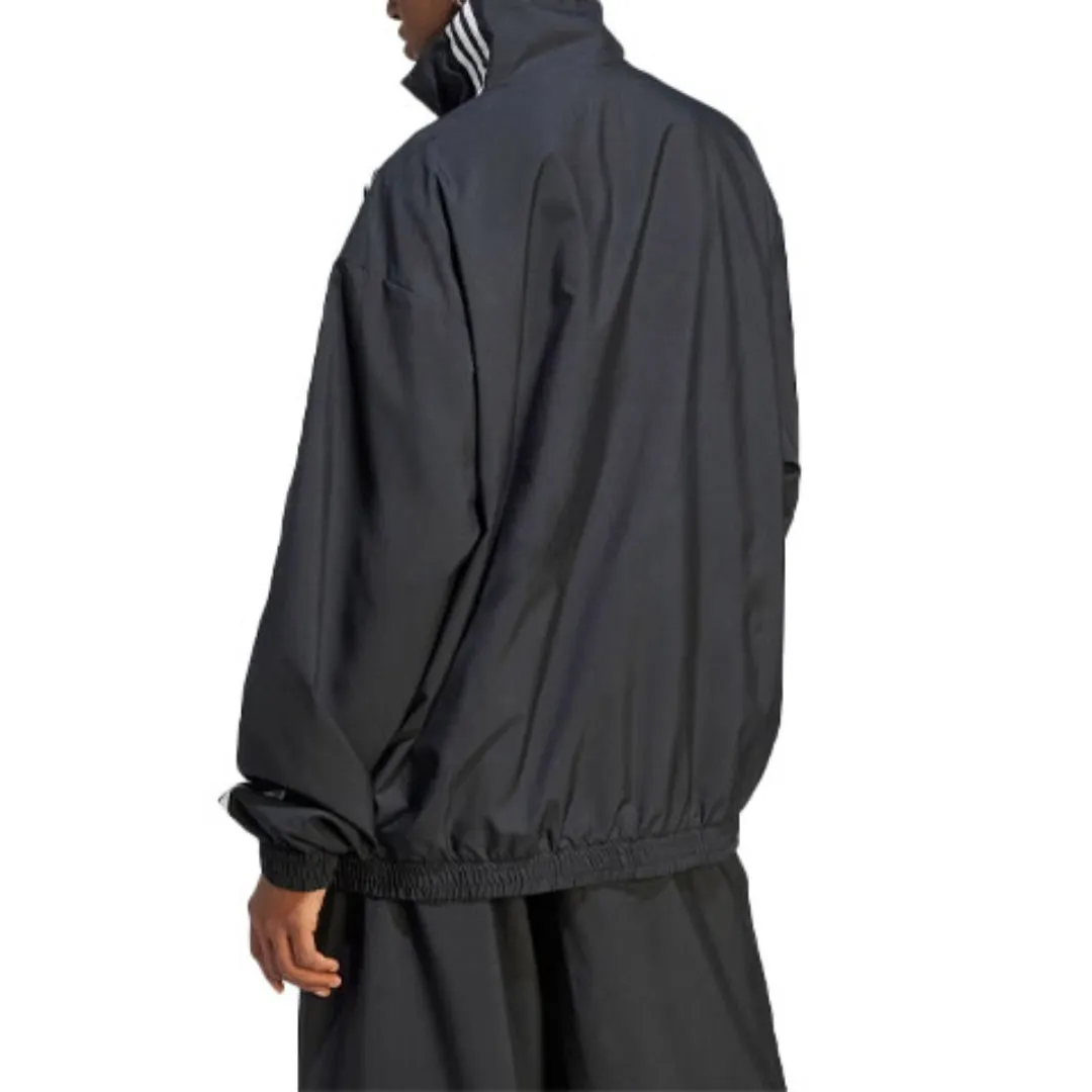 adidas Original Adilenium Oversize Track Top Asia Sizing 'Black Whtie' IV9339 sold by KicksCrew product image thumbnail 3