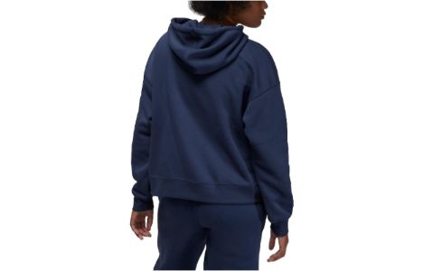 (WMNS) Air Jordan Logo Fleece Hoodie 'Navy' DQ4459-410 sold by KicksCrew