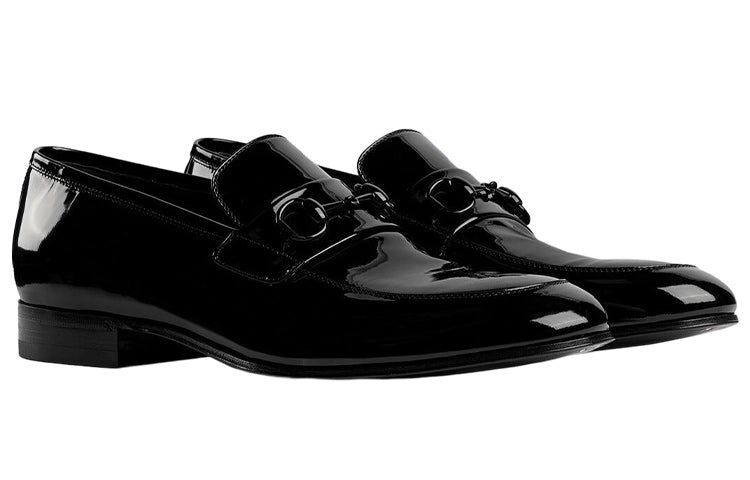 GUCCI Loafer with Horsebit 'Black Patent Leather' 730137-BNC00-1000 sold by KicksCrew product image thumbnail 2
