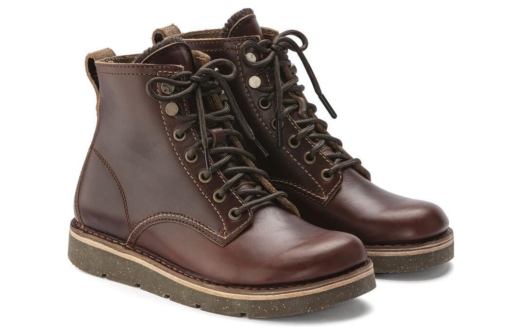 (WMNS) Birkenstock Birmingham Lace Women Natural Leather Oiled Narrow Fit 'Roast' 1023722 sold by KicksCrew product image thumbnail 2