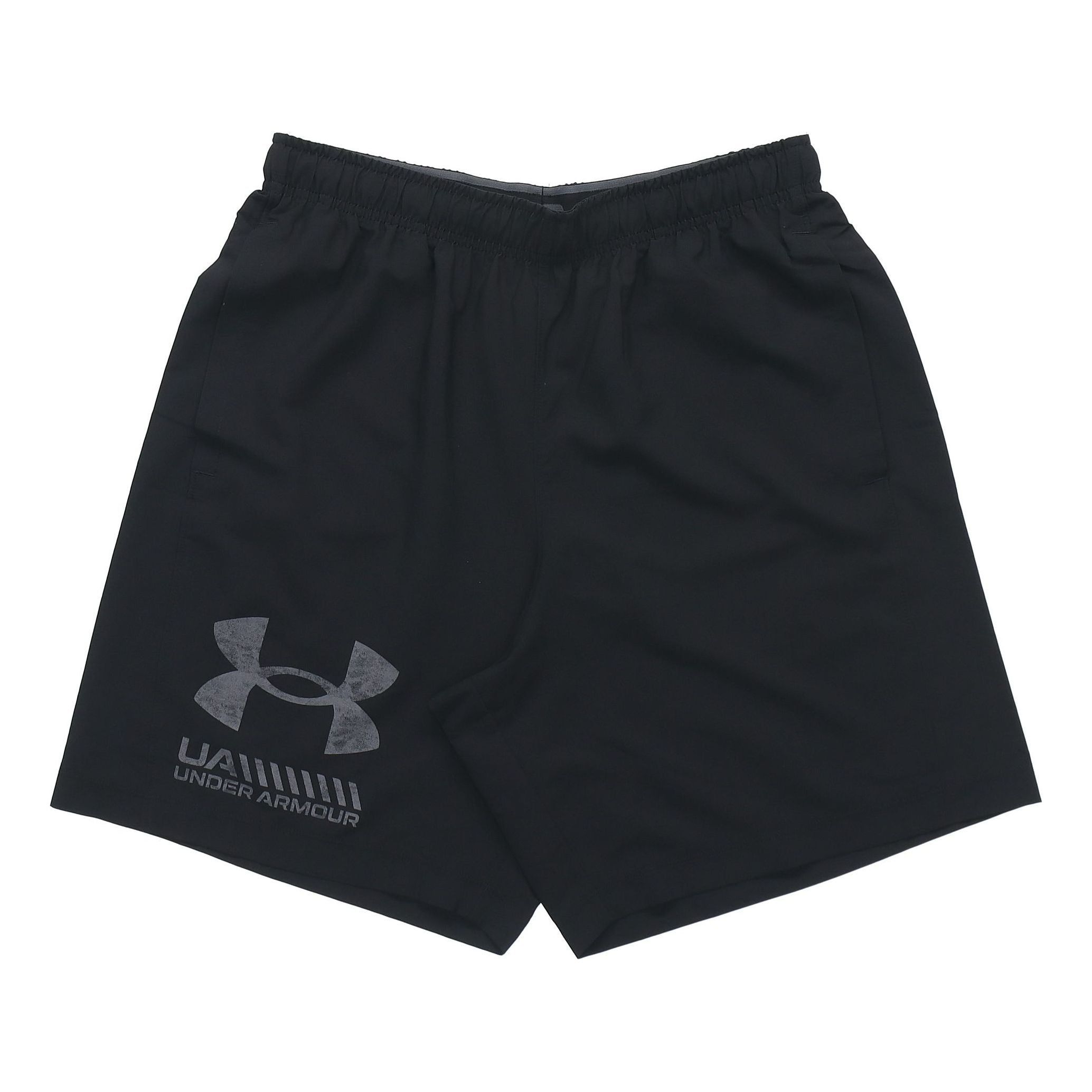 Under Armour Woven Graphic Sports Shorts 'Black Grey' 1362286-001 sold by KicksCrew