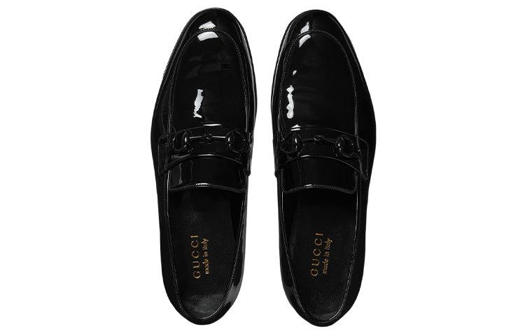 GUCCI Loafer with Horsebit 'Black Patent Leather' 730137-BNC00-1000 sold by KicksCrew product image thumbnail 3