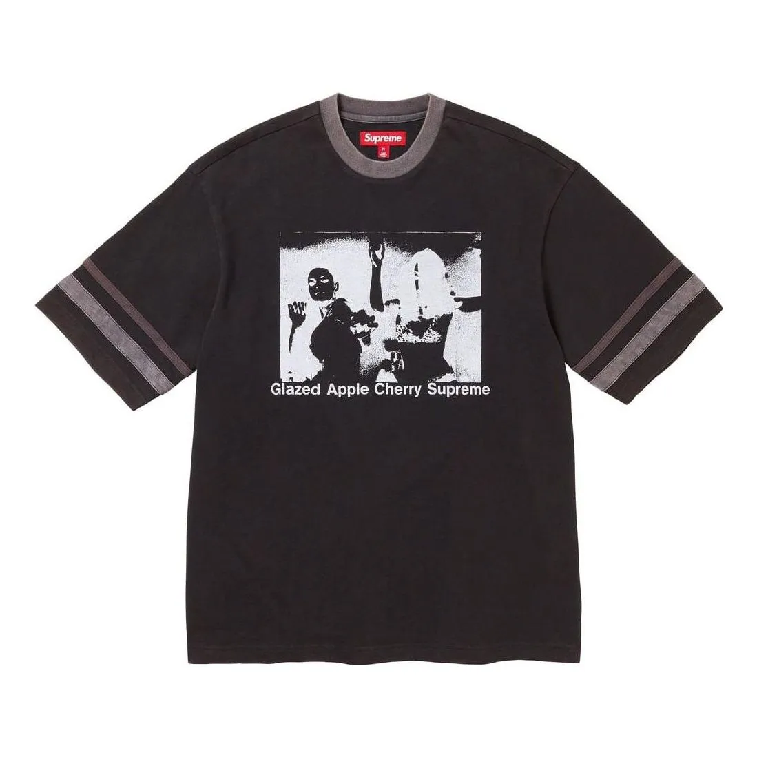 Supreme FW23 Week4 Glazed Athletic T-shirt 'Black' SUP-FW23-081 sold by KicksCrew