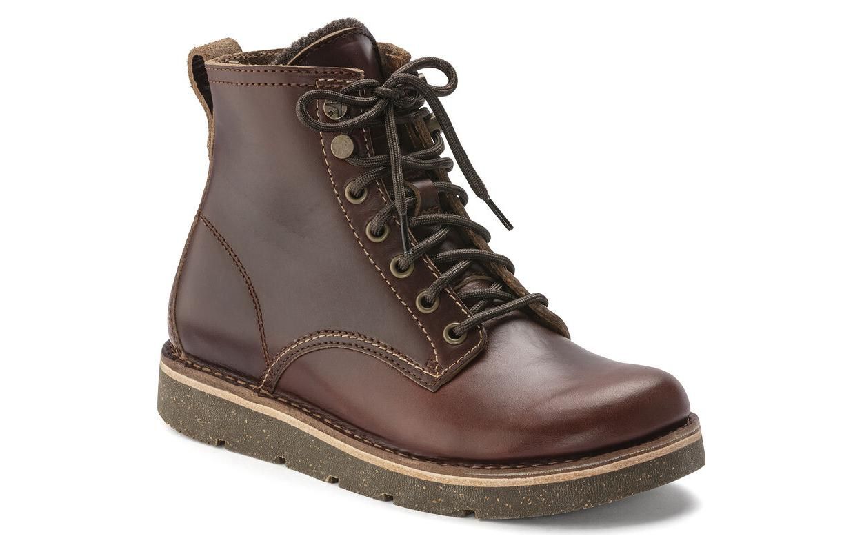 (WMNS) Birkenstock Birmingham Lace Women Natural Leather Oiled Narrow Fit 'Roast' 1023722 sold by KicksCrew product image thumbnail 3