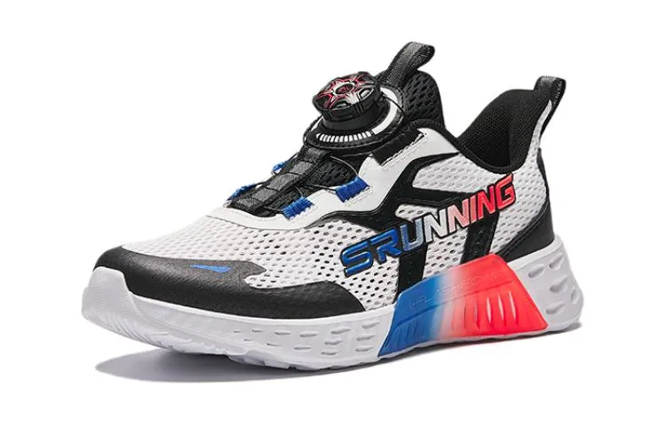 (GS) ANTA Running Series Sneakers 'White Black with Red Blue' A312425515-3 sold by KicksCrew product image thumbnail 2