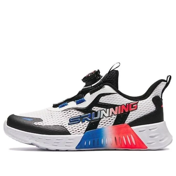 (GS) ANTA Running Series Sneakers 'White Black with Red Blue' A312425515-3 sold by KicksCrew