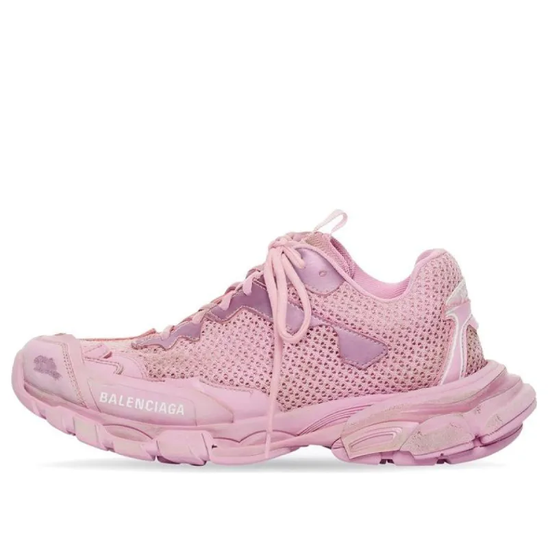 (WMNS) Balenciaga Track 3.0 Sneakers 'Pink Mesh' 700873W3RF15090 sold by KicksCrew