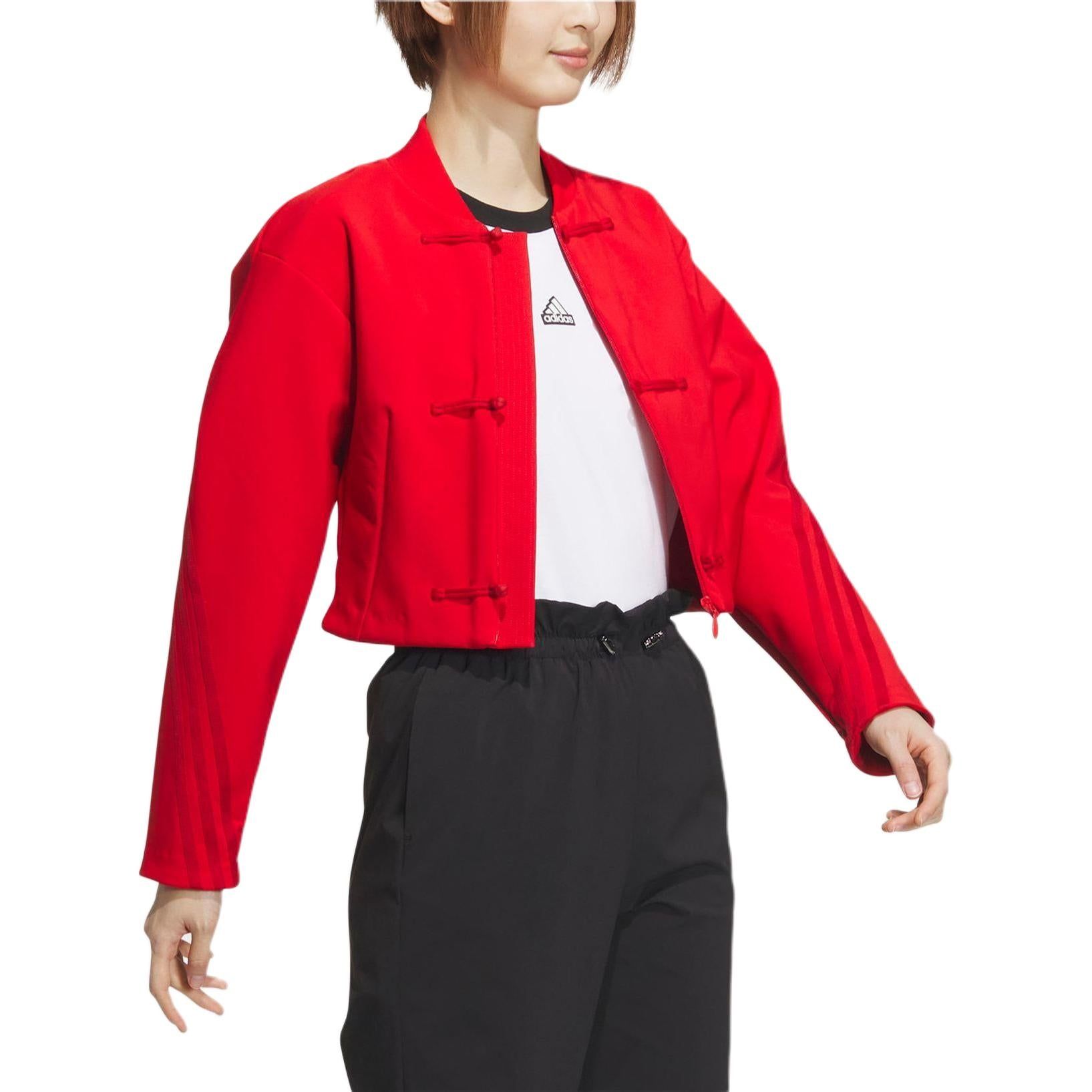(WMNS) adidas x Samuel Gui Yang Jacket 'Red' JF6664 sold by KicksCrew product image thumbnail 5