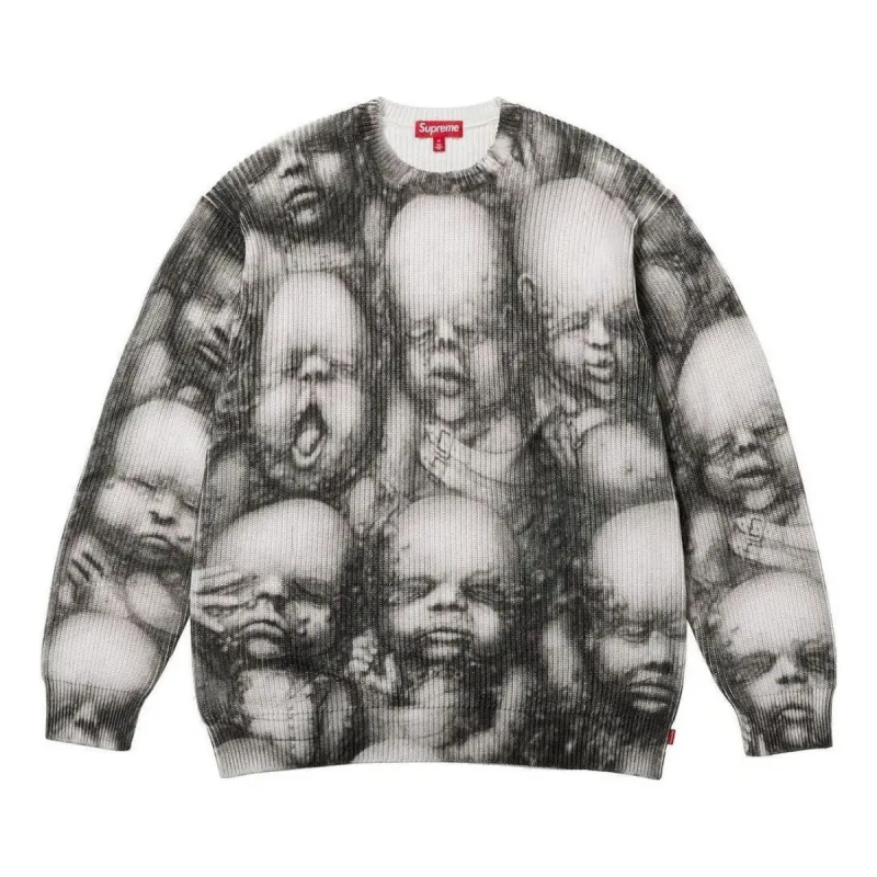 Supreme x H.R. GIGER FW23 Week8 Sweater 'Black' SUP-FW23-142 sold by KicksCrew