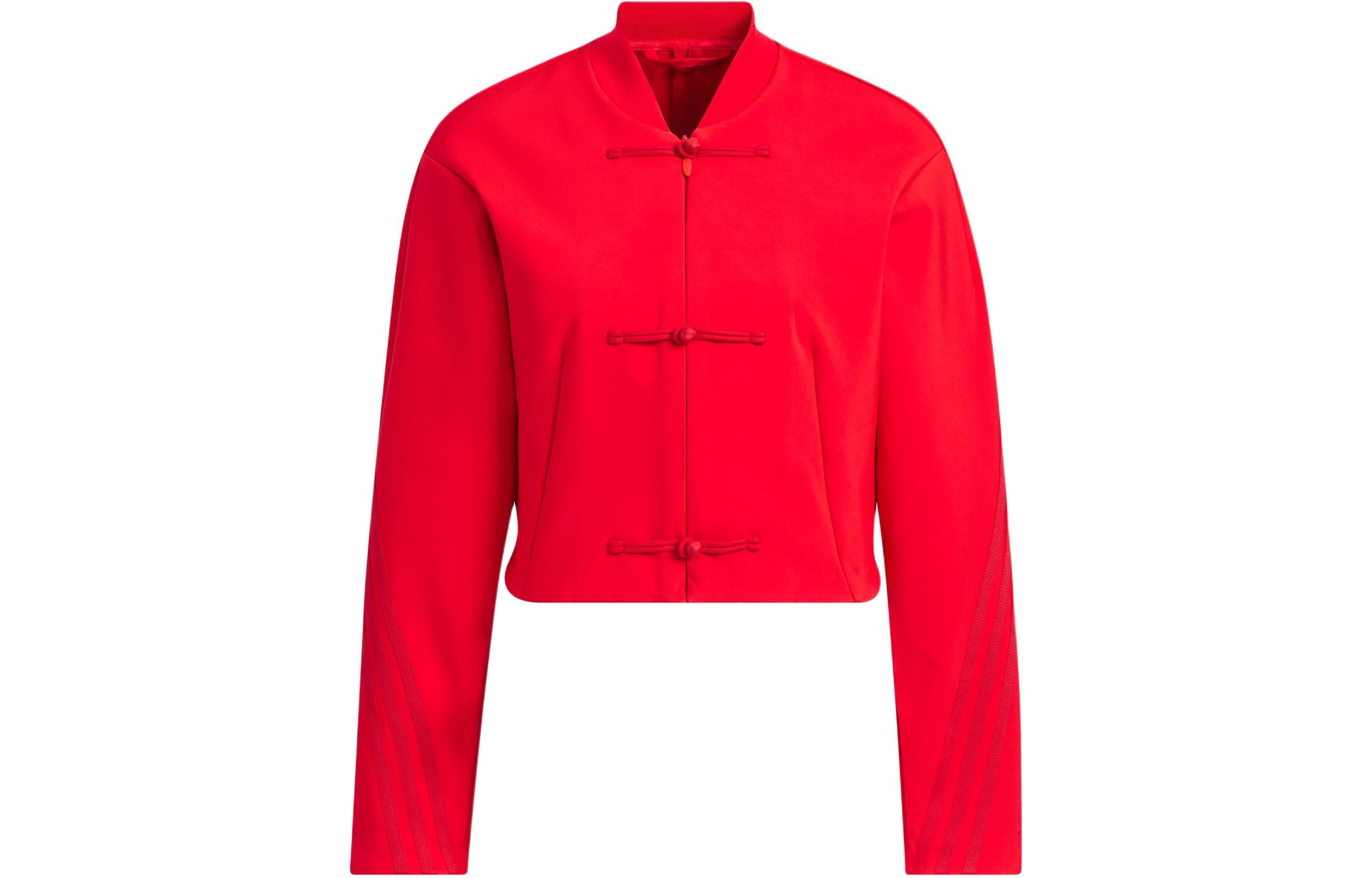 (WMNS) adidas x Samuel Gui Yang Jacket 'Red' JF6664 sold by KicksCrew product image thumbnail 2