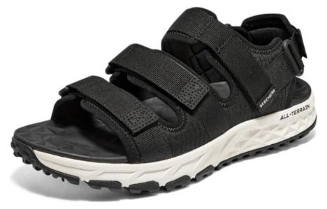 Skechers Escape Plan Trail Sandal 'Black White' 237586-BKW sold by KicksCrew