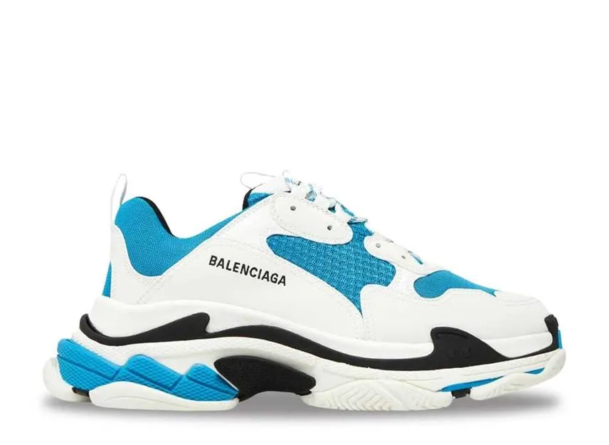 Balenciaga Triple S Sneakers 'White Carib Blue' 536737W2FW59941 sold by KicksCrew product image thumbnail 2