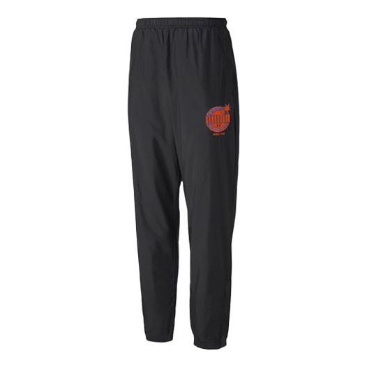 Puma x The Hundreds Track Pants 'Black Red' 596748-01 sold by KicksCrew