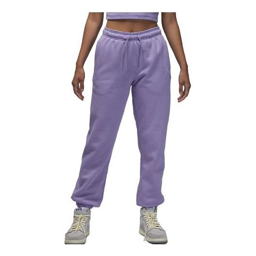 (WMNS) Air Jordan Brooklyn Fleece Pants 'Purple' FN4494-500 sold by KicksCrew