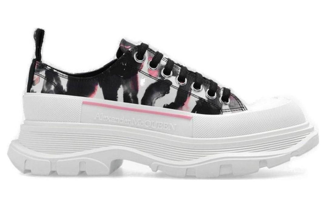 (WMNS) Alexander McQueen Tread Slick Sneakers 'White Black Pink' 733065W4PM18893 sold by KicksCrew product image thumbnail 2