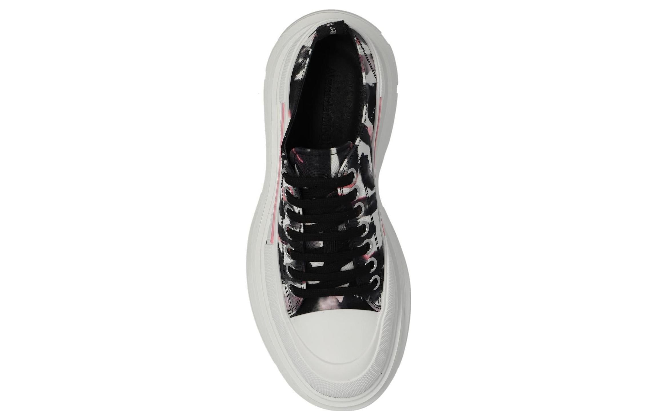 (WMNS) Alexander McQueen Tread Slick Sneakers 'White Black Pink' 733065W4PM18893 sold by KicksCrew product image thumbnail 5