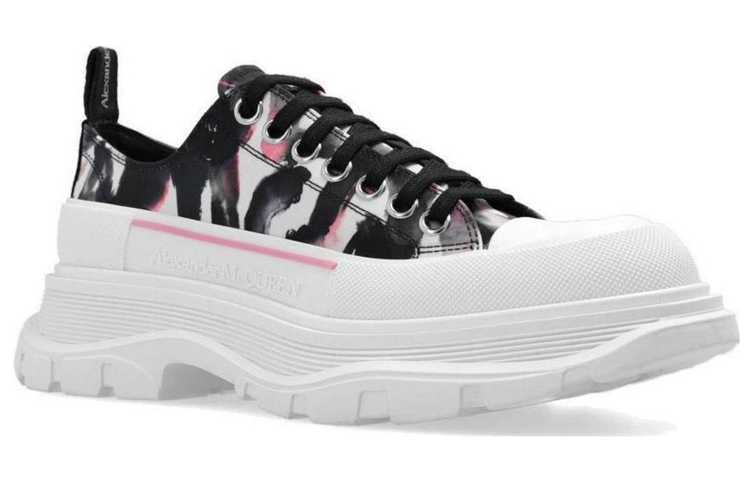 (WMNS) Alexander McQueen Tread Slick Sneakers 'White Black Pink' 733065W4PM18893 sold by KicksCrew product image thumbnail 4