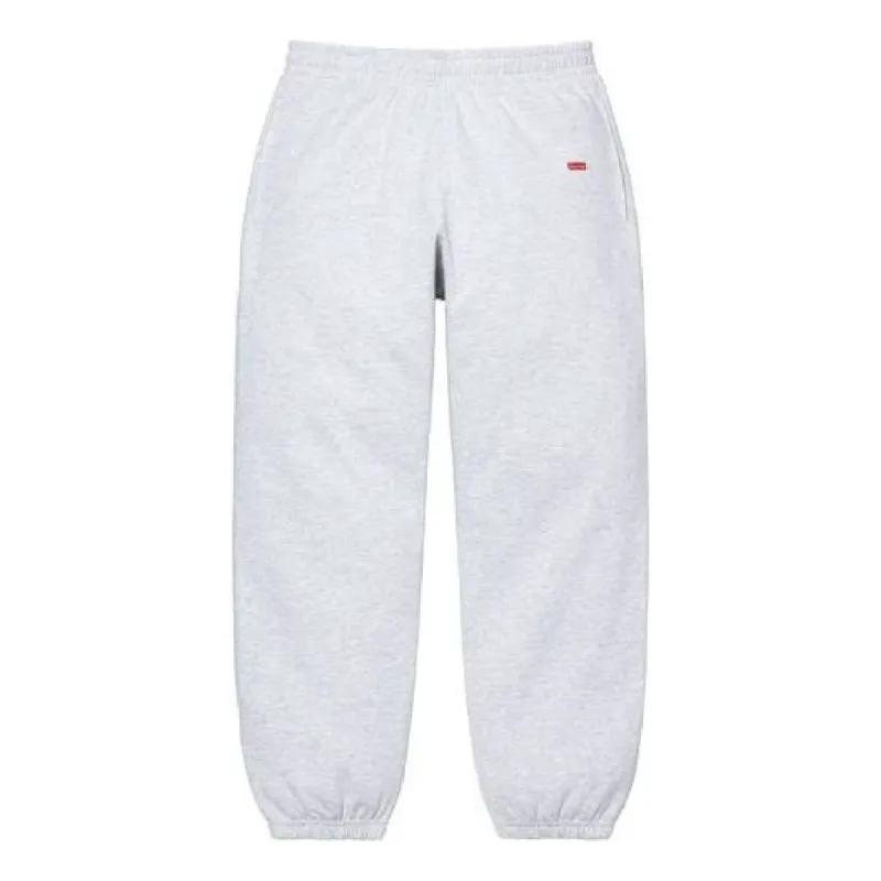 Supreme SS23 Week 1 Small Box Sweatpants 'White' SUP-SS23-022 sold by KicksCrew