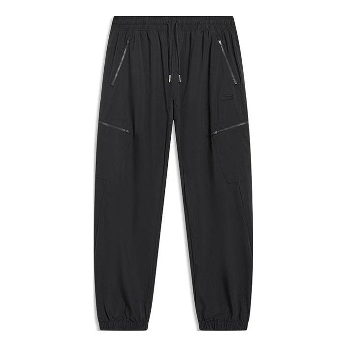 Li-Ning Fashion Sports Track Pants 'Black' AYKT399-1 sold by KicksCrew