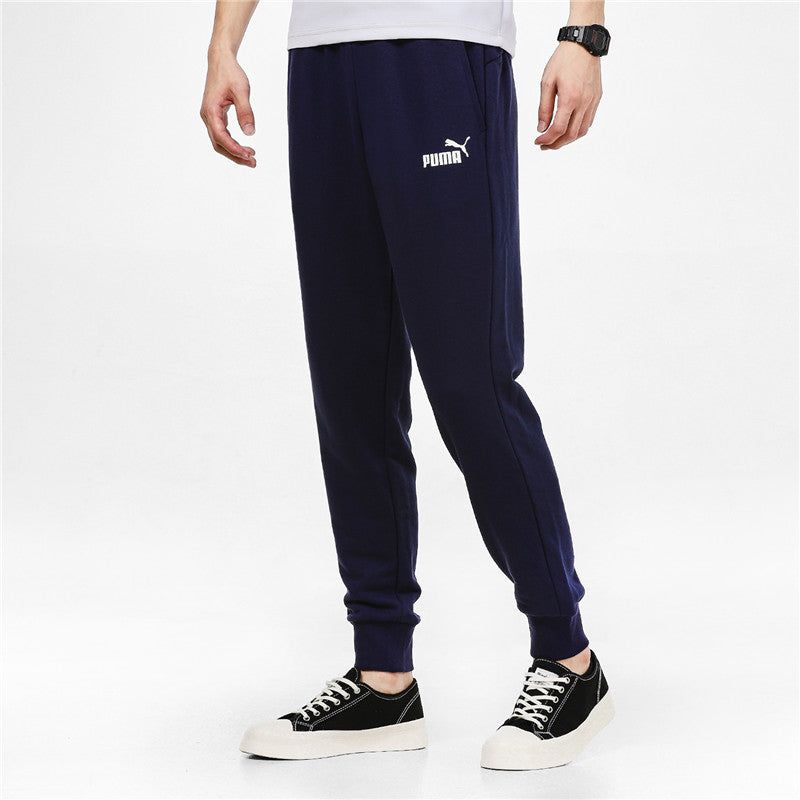 Puma Essentials Logo Pants 'Navy White' 588730-06 sold by KicksCrew product image thumbnail 5