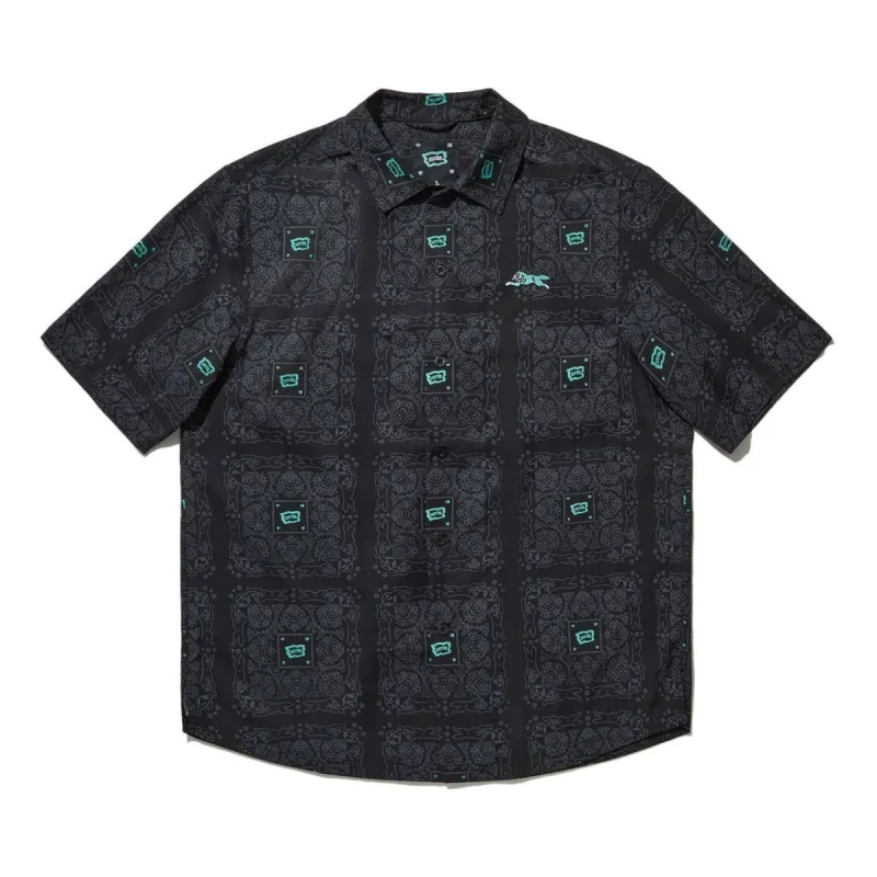 Li-Ning x BBC ICECREAM All-Over Print Shirt 'Black' ASHU499-1 sold by KicksCrew