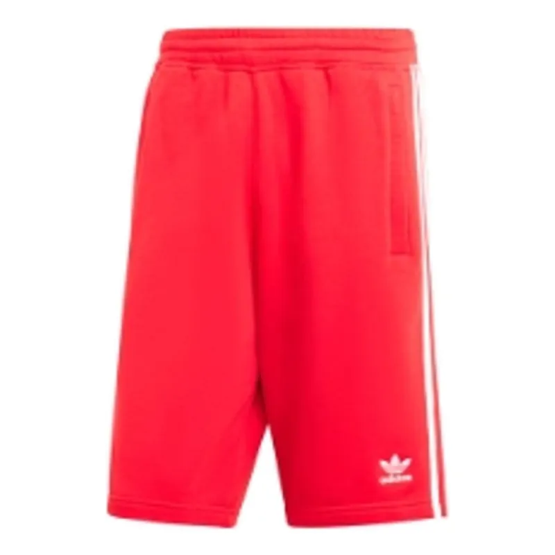 adidas 3-Stripe Shorts 'Red' IM9425 sold by KicksCrew