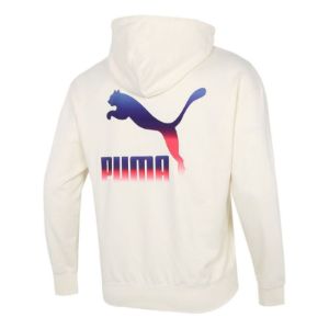 Puma Logo Hoodie 'Cream' 534443-73 sold by KicksCrew