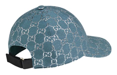 Gucci GG Lamé Baseball Hat 'Blue' 631953-3HK75-4660 sold by KicksCrew