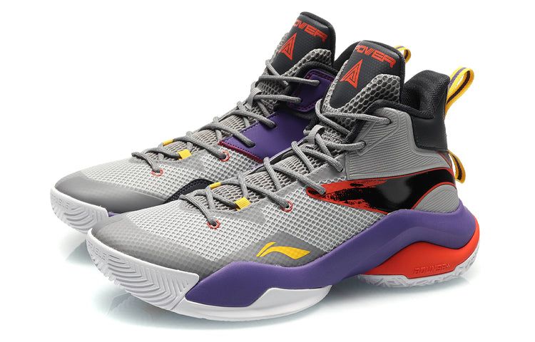 Li-Ning Power 7 'Grey Purple' ABPQ041-3 sold by KicksCrew product image thumbnail 3