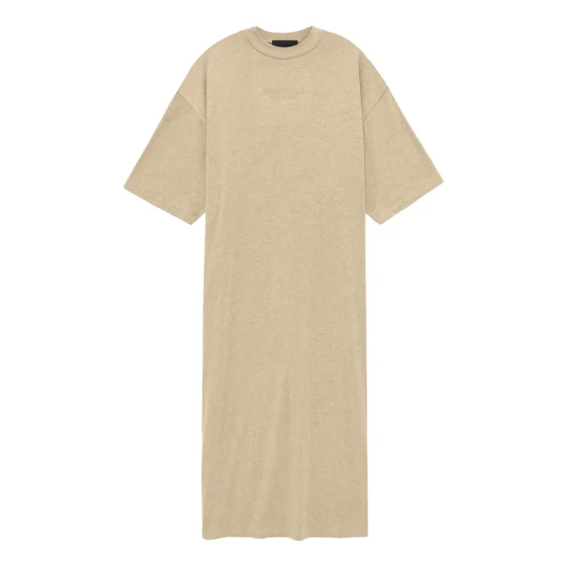 (WMNS) Fear of God Essentials FW23 3/4 Sleeve Dress 'Gold Heather' 125BT235043FW sold by KicksCrew