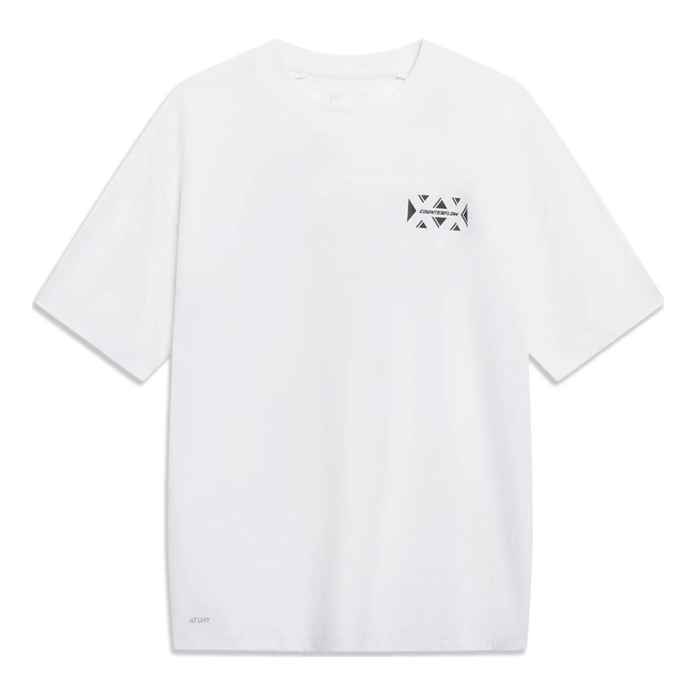 Li-Ning Counterflow Graphic T-shirt 'White' AHST541-1 sold by KicksCrew